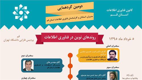 دومین گردهمایی بزرگ کانون با مشارکت اداره کل ارتباطات و فناوری اطلاعات استان قم