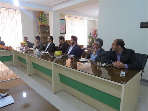 دیدار مدیر کل ICT استان ایلام و مدیران واحد های تابعه وزارت با مدیریت جدید پست بانک
