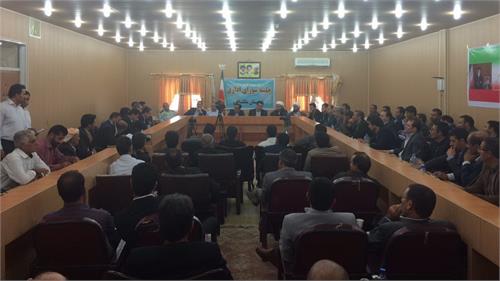 حضور مدیر کل ICT استان ایلام در جلسه شورای اداری شهرستان ملکشاهی