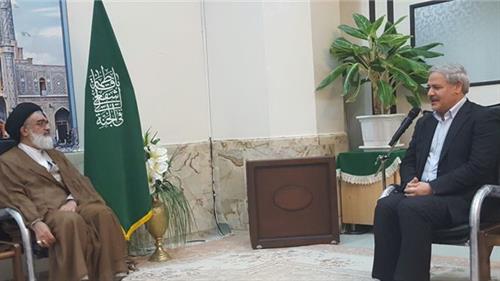 دیدار مدیرعامل پست بانک ایران با  تولیت آستان مقدس حضرت معصومه(س)