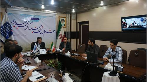 جلسه توسعه سرویسهای خدماتی مرکز داده استان و شبکه ملی اطلاعات  برگزار گردید