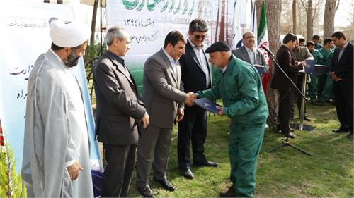 مهندس راسخ در مراسم روز درختکاری: صیانت از فضای سبز و منابع طبیعی یکی از رئوس سیاست  های دولت است